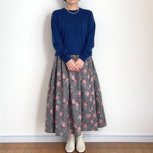 【couturietta】リバティギャザースカート　海外竜也さん受注会 couturietta】リバティギャザースカート 海外竜也さん受注会