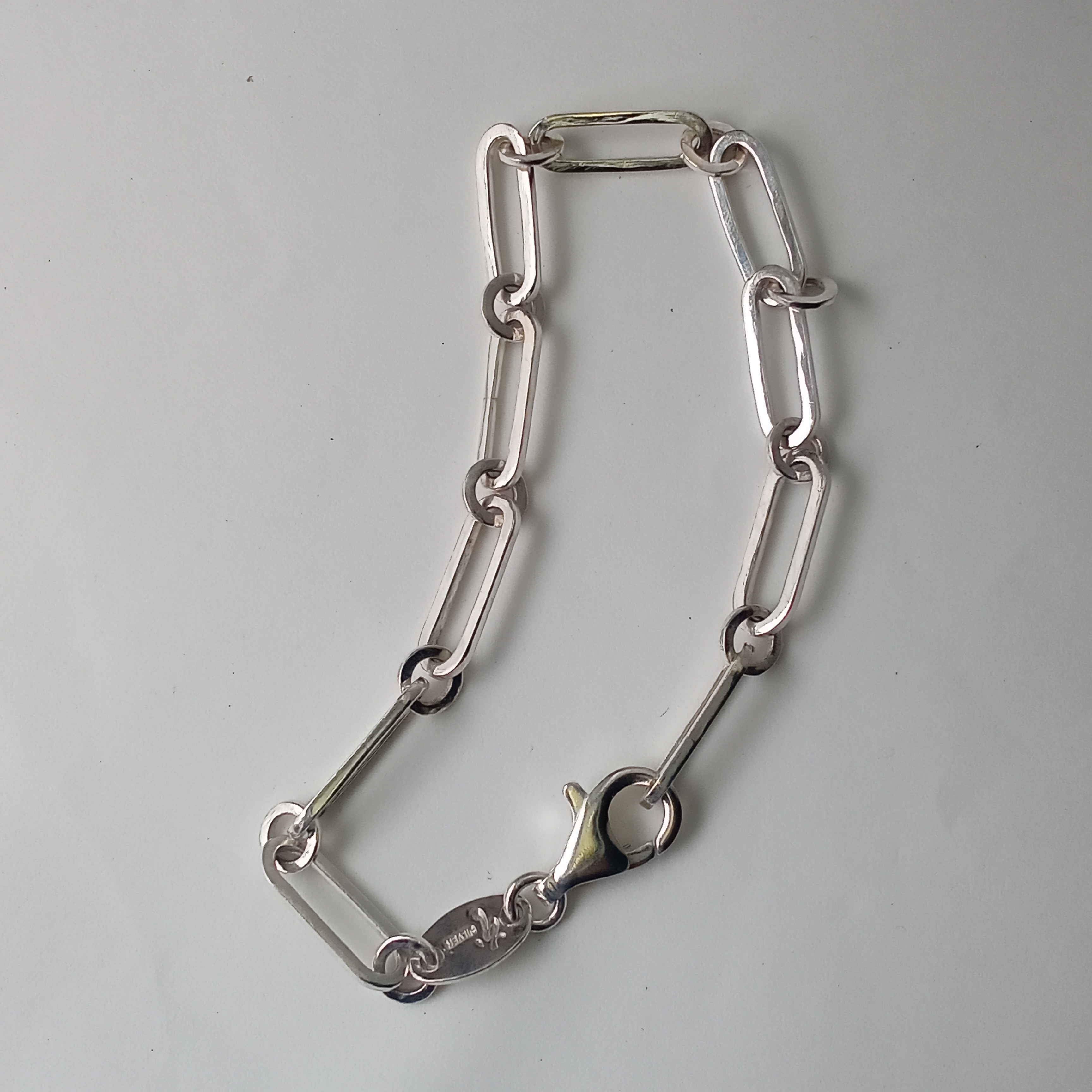 Handmade Silver Accessories  silver925simpleリンク・ブレスレットｄ