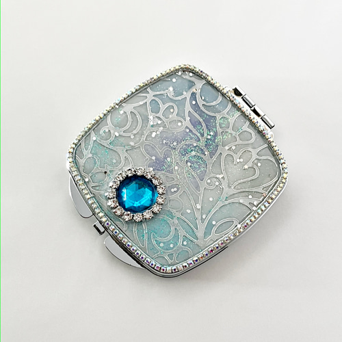 ★新品　瑪瑙エレガンス ミラーコンパクト コンパクトミラー エレガンス 手鏡 まりりか 通販 13005862｜Creema