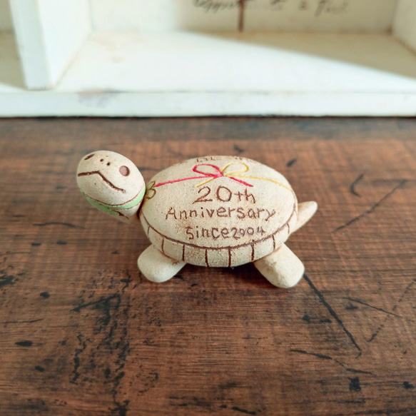 カメ DE Show! 20thアニバーサリーカメ(水引柄)① その他置物 kuu 通販