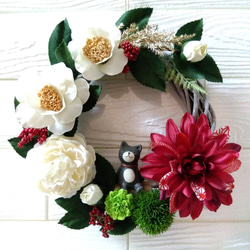 椿（つばき） リース のおすすめ人気通販｜Creema(クリーマ