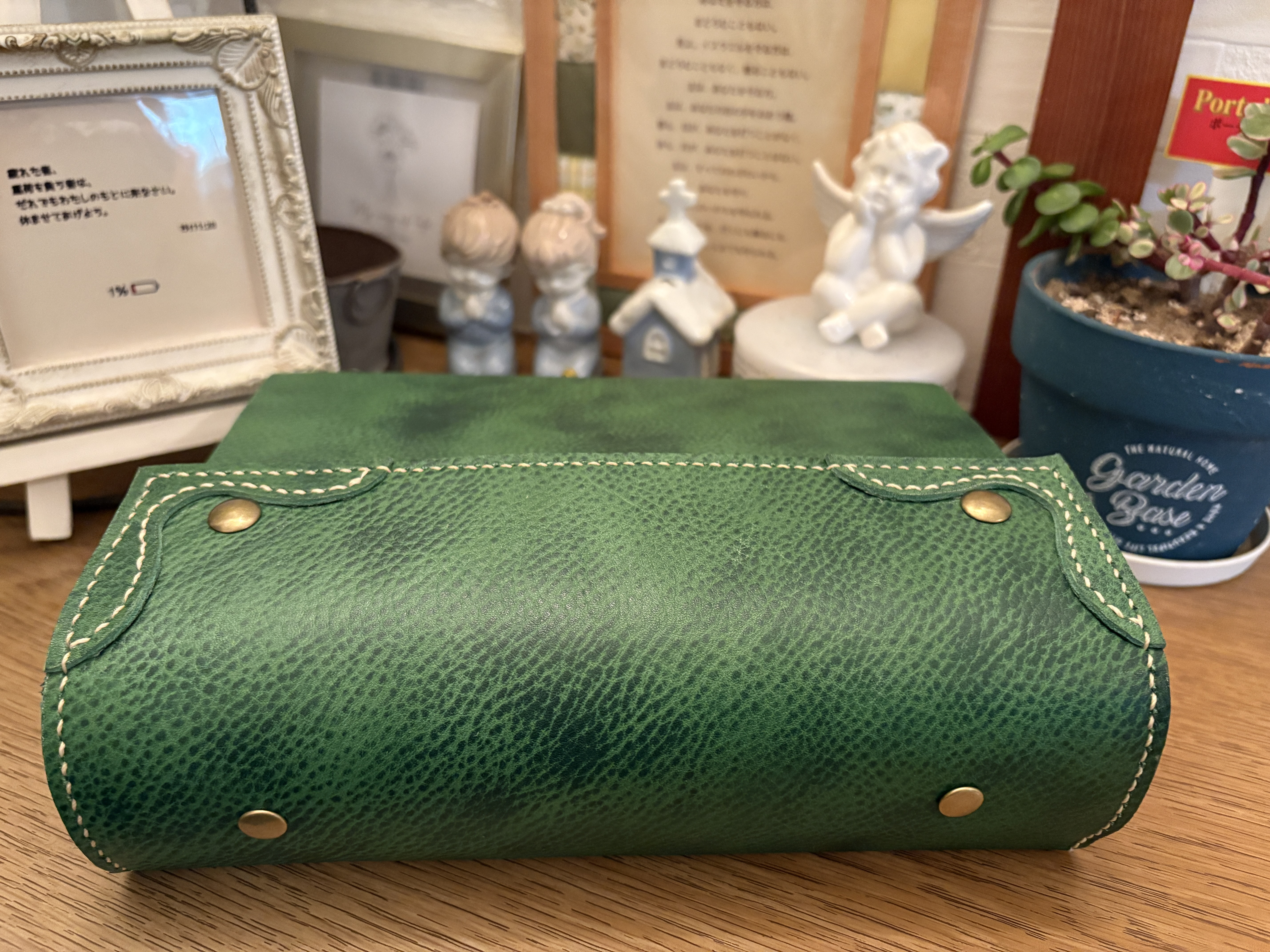 受注見本 ハンドメイド手縫い キリスト2017年新改訳大型版聖書カバー