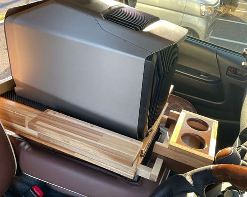 室内動作確認のみ使用EcoFlow WAVE 3 /ハイエースアタッチメント付き 室内動作確認のみ使用EcoFlow WAVE 3 /ハイエースアタッチメント付き