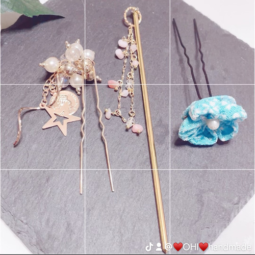 No.52.53色々かんざしセット かんざし OHI♡handmade 通販
