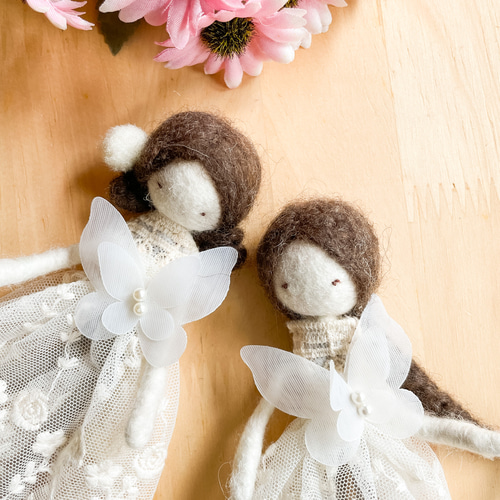 フェルト人形飾り ドール チュールドレス creema限定クリスマス2024