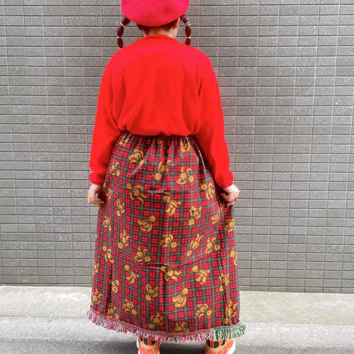 古着 ヴィンテージ vintage スカート パッチワーク ファブリック