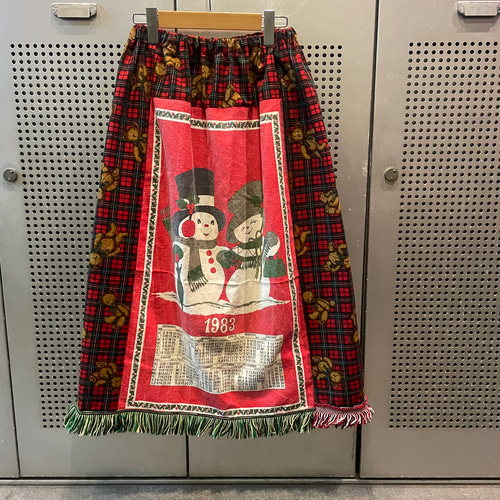 古着 ヴィンテージ vintage スカート パッチワーク ファブリック 個性派