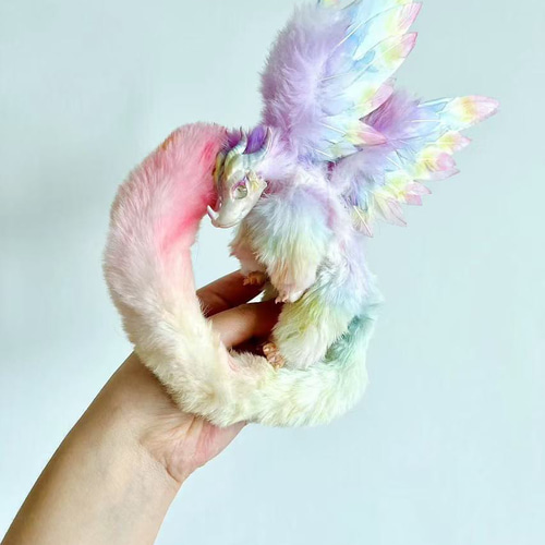G0828-25★タグ付き  ぬいぐるみ うさぎ ドラゴン　2点 Tutulong-kawaiiうさぎドラゴンぬいぐるみブラインドボックス
