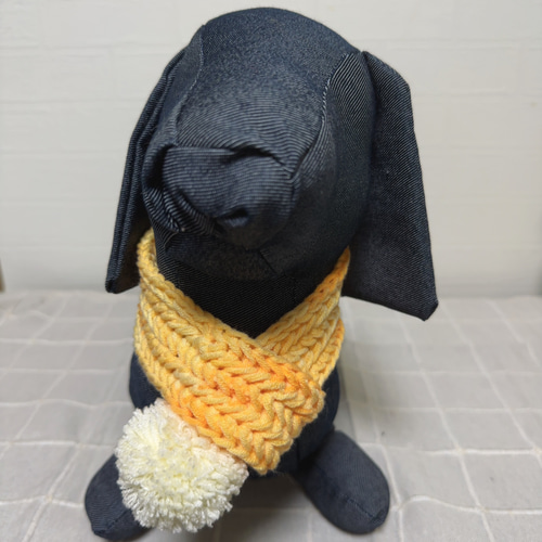 小型犬用手編み服　まいまし かぎ針犬用セーター】サクサク編める麻の葉模様で襟付きセーター