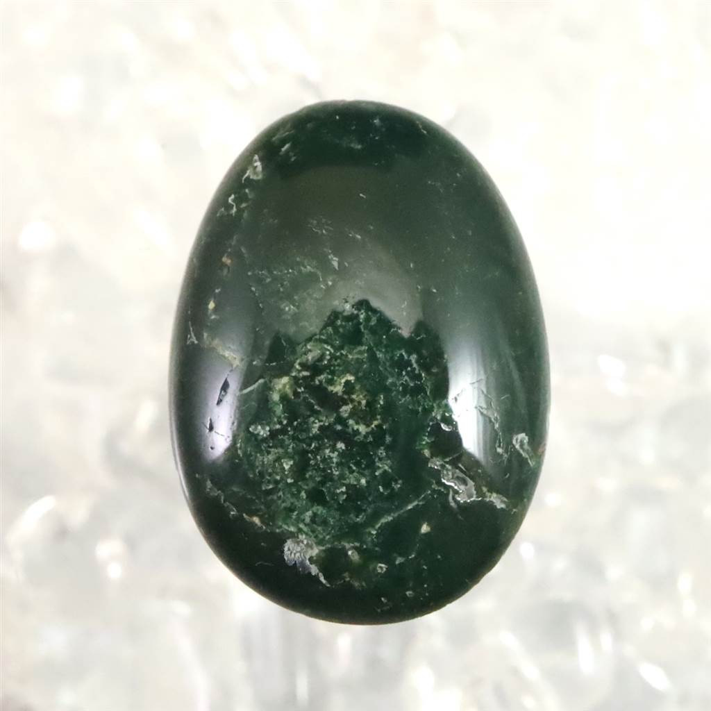 出雲碧玉 出雲石 ルース ディレクトリーカード付 0.91g　 #75024