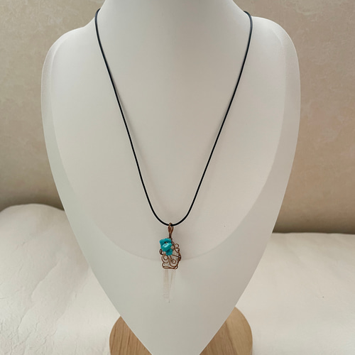 レムリアンシードクリスタル ポイント ペンダントトップ(レムリアン