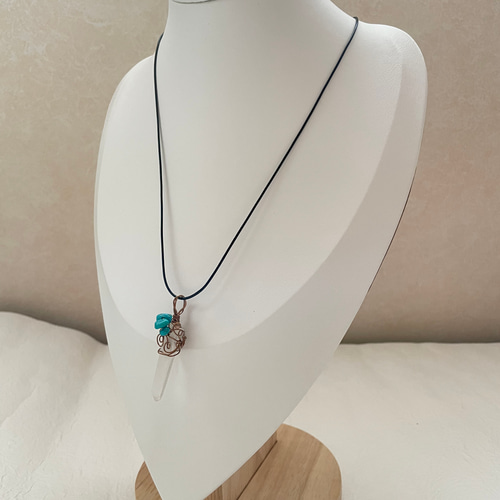 レムリアンシードクリスタル ポイント ペンダントトップ(レムリアン