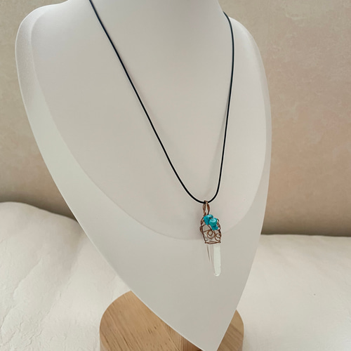 レムリアンシードクリスタル ポイント ペンダントトップ(レムリアン