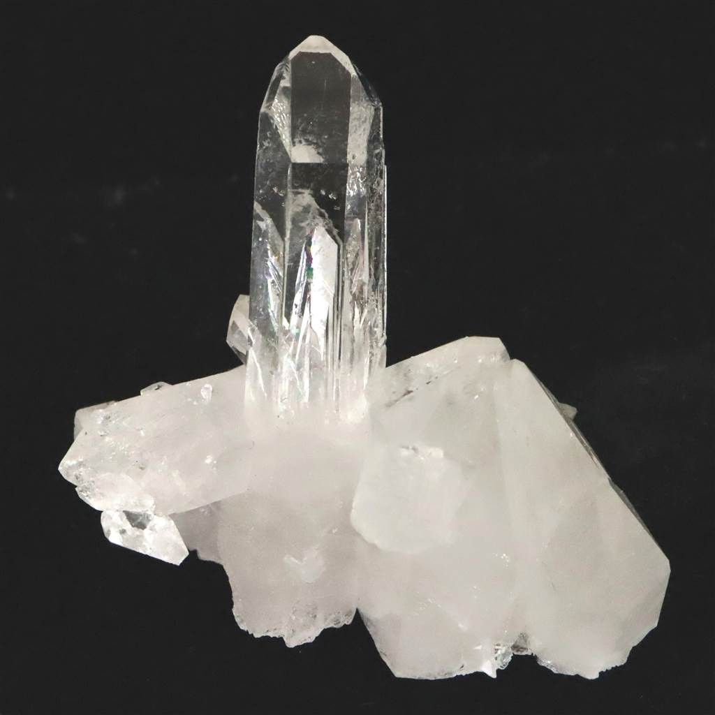 ゼッカデソーザ産水晶　原石 レインボー レコード  貫入 62.2g #32805