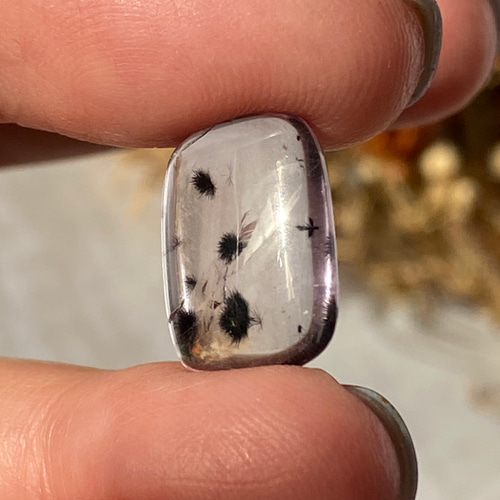 レア♢ロマネサイト/ ホランダイト in アメジスト 01 天然石 天然色