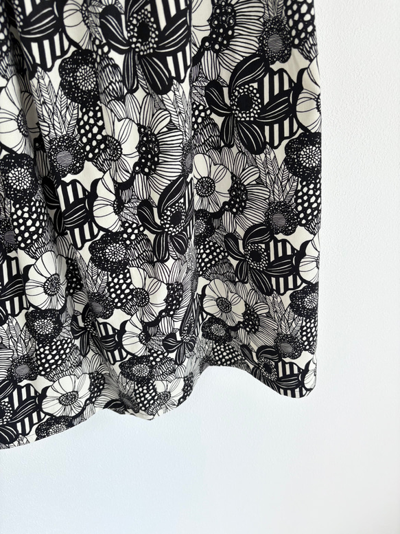 ♦︎2025新色♦︎ノルディックフラワー　コーデュロイのギャザースカート 6枚目の画像