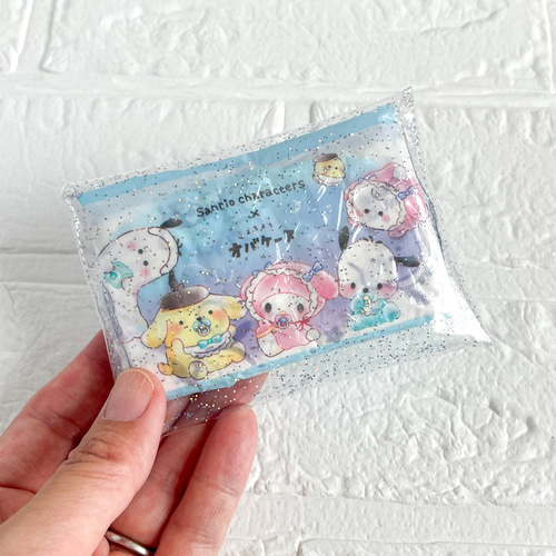 2個セット】キラキラがかわいい 子供用 ポケットティッシュケース