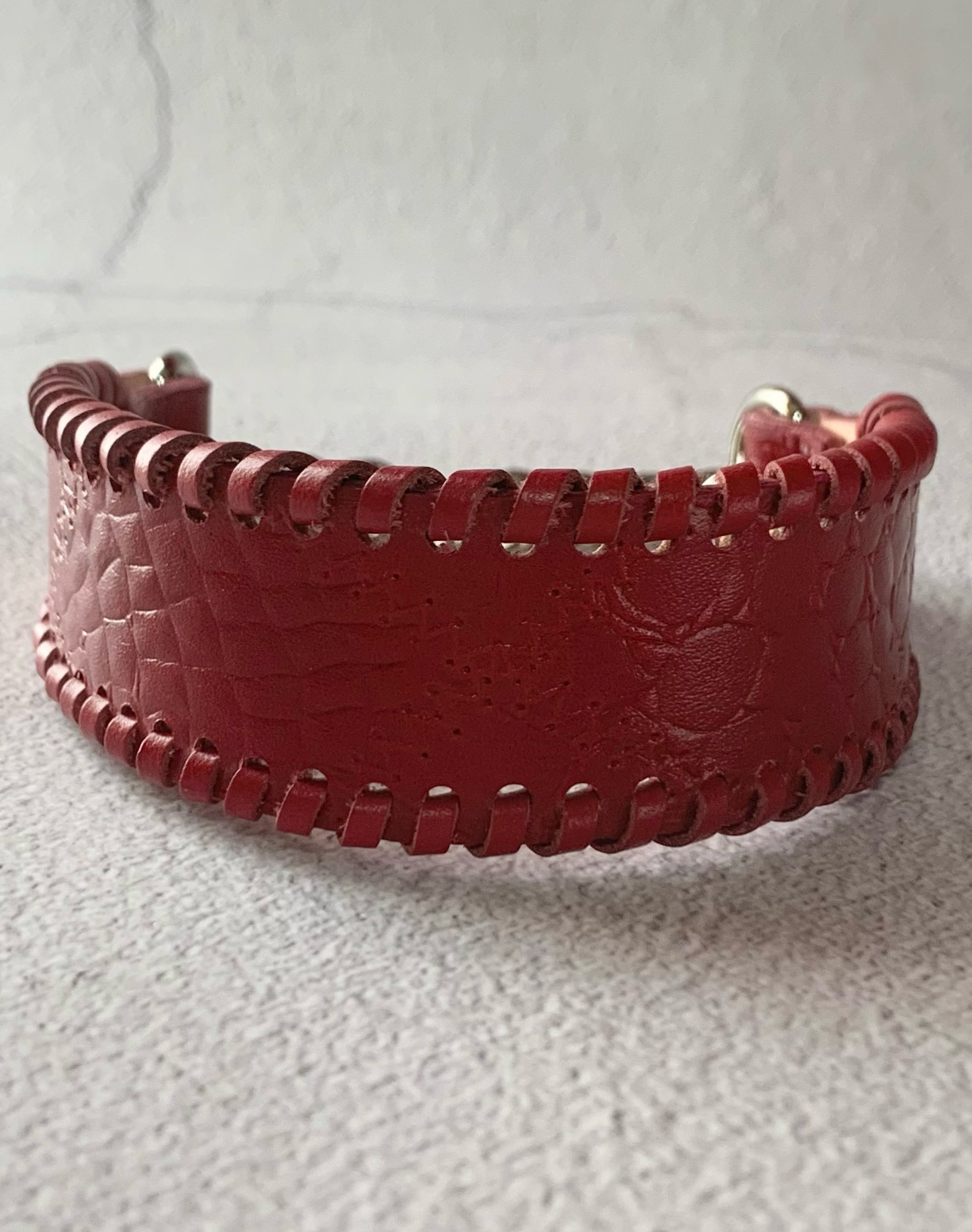 犬の本革ハーフチョークNo.102(小型犬)