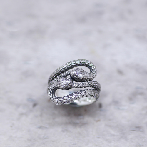 2匹のウロボロス シルバーリング/∞ 指輪・リング GINNEZU 通販