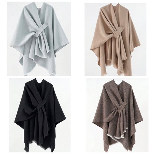 お洋服のように着れるストール ポンチョ 羽織 ギフト プレゼントにも