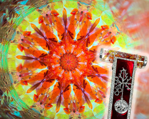 オイル万華鏡 クリスマス 万華鏡 mikks mk-christmas-r 【誕生日