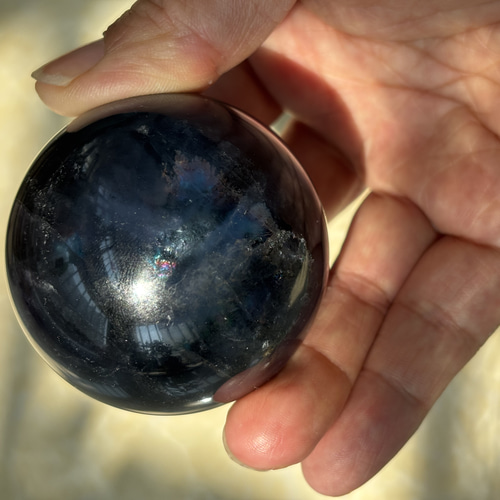 天然ブルーフローライトスフィア その他置物 Fun Fun 通販 18493821