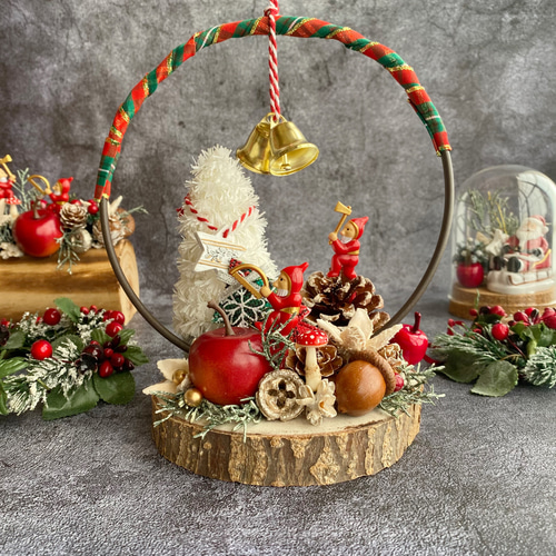 クロミ　Xmasツリー　3セット　クリスマス飾り　りんご　雑貨　飾り クロミ Xmasツリー 3セット クリスマス飾り りんご 雑貨 飾り