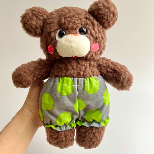 くまのぬいぐるみ（エクレア） ぬいぐるみ Sari堂 通販 18494452