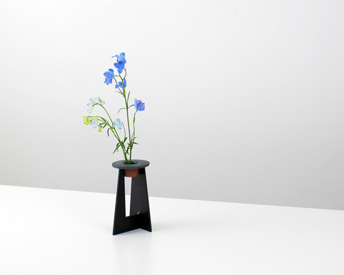 SHOKKI × so objects フラワーベース 花器 KINTO キントー SACCO ベース 磁器 02 （ 花瓶 一輪挿し