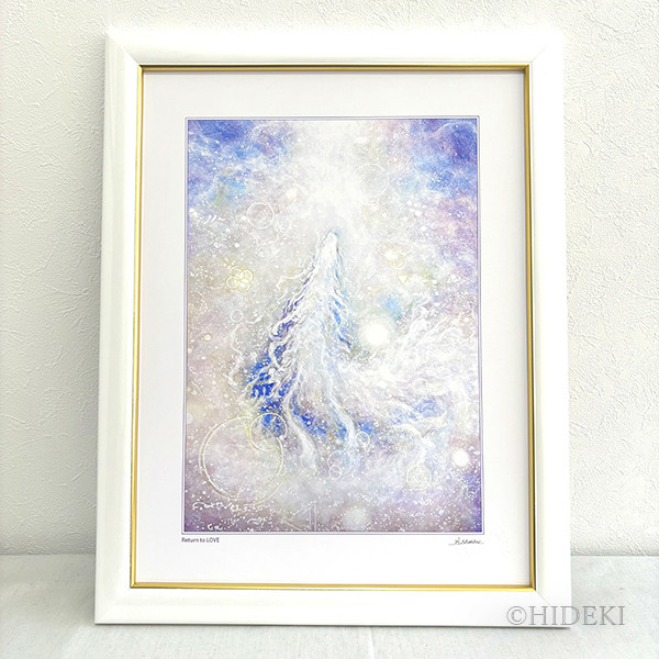 白い龍 アクリル画 原画アート ポーリングアート マトモ