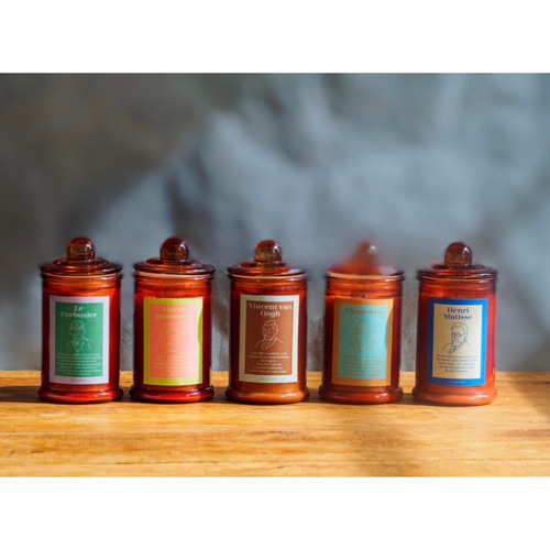 モダン＆オシャレなコルビジェ気分のアロマキャンドル キャンドル