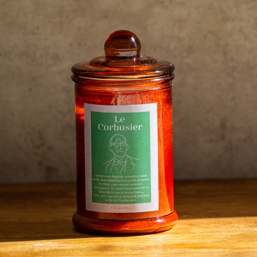 モダン＆オシャレなコルビジェ気分のアロマキャンドル キャンドル
