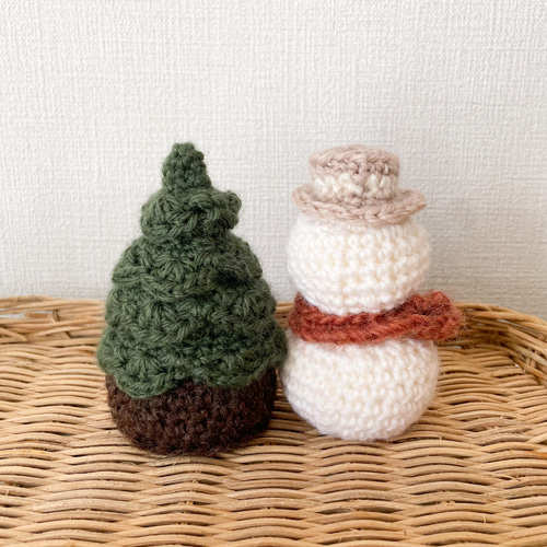 クリスマスツリーと雪だるまのギフトセット♪ その他インテリア雑貨