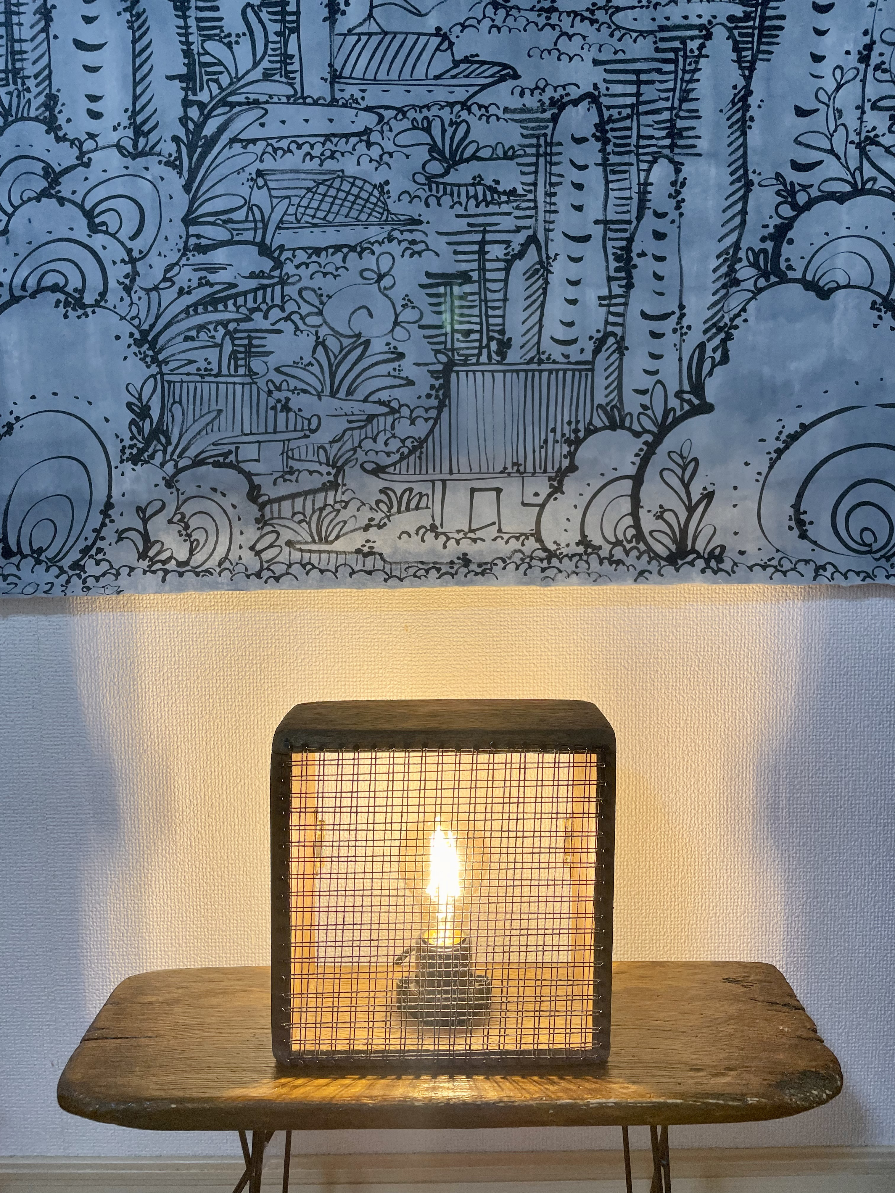 【流木インテリア】№15‗流木フロアスタンドライト