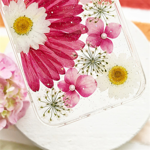 iPhone16/16Pro/16Plus/16ProMax 押し花スマホケース iPhone iPhone16/16Pro/16Plus/16ProMax 押し花スマホケース iPhone