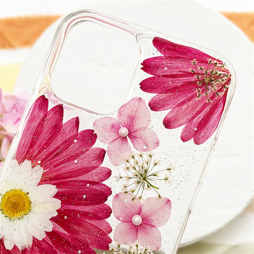 iPhone16/16Pro/16Plus/16ProMax 押し花スマホケース iPhone iPhone16/16Pro/16Plus/16ProMax 押し花スマホケース iPhone