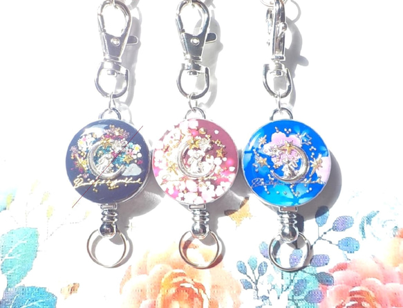 レジン☆白うさぎキーホルダー キーホルダー catandchocolate