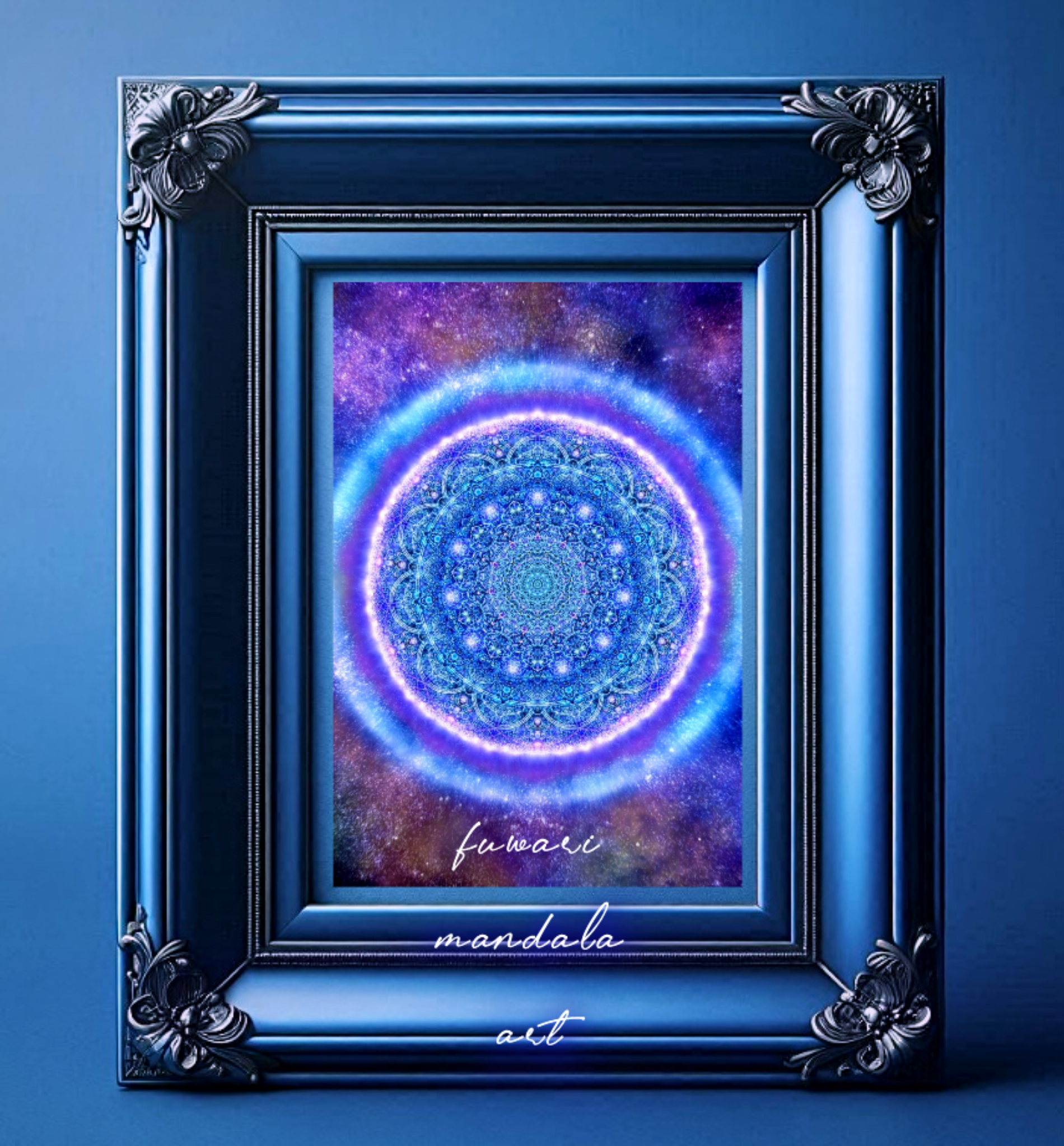 ラムタラ　油絵 曼荼羅アート 太陽と月 | Maki art