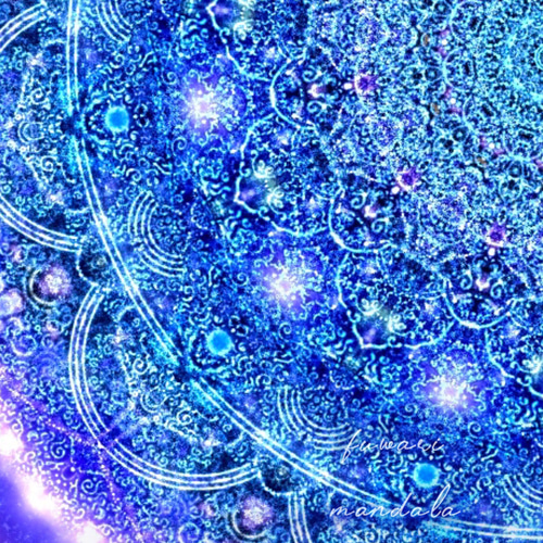 開運アート「閃光」 〜成功者のためのエネルギーアート〜 ネガティブなエネルギーを取り除く・守護】愛と光❋高波動曼荼羅