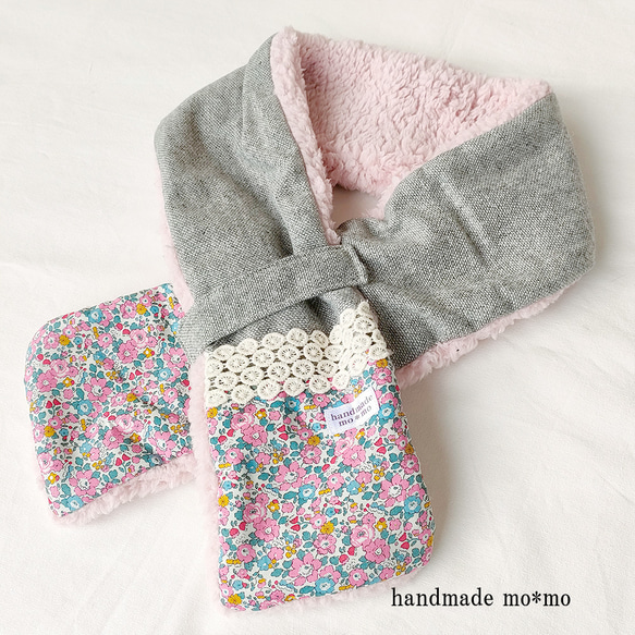 Warm muffler fluffy sheep boa Liberty  Betsian 3836 Muffler handmade mo＊mo mail order | Creema 18496599