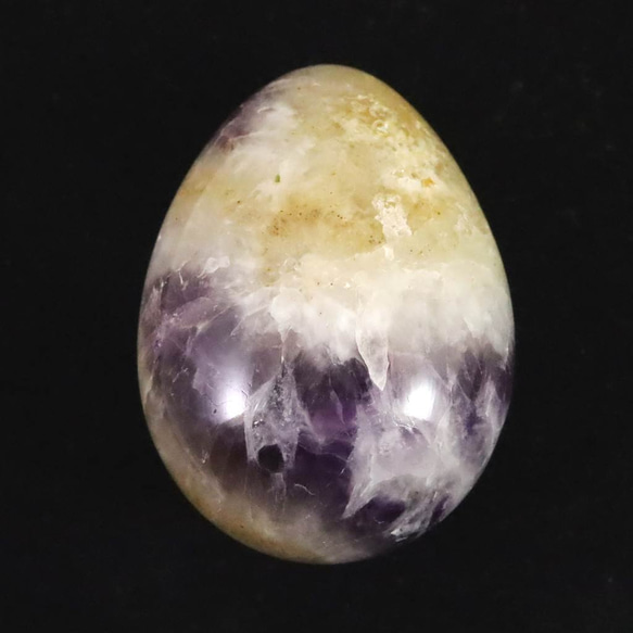 群馬県 戸神山産 紫水晶 アメジスト 38mm エッグ 31.4g #17521 天然石