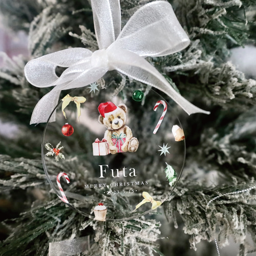 11/30まで|名入れ クリスマス アクリル オーナメント その他インテリア