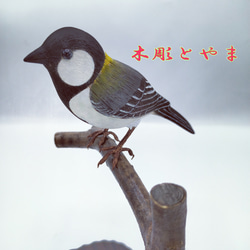 ジョウビタキのバードカービング バードカービング（Birdcarving）ジョウビタキ5（色塗り編）あり