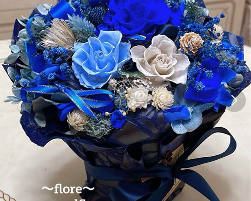 送料無料、ラッピング込み】✨バラミックスプリザーブドフラワー