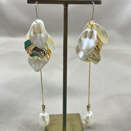 結婚式 大ぶり バロックパール パールピアス ウエディング パール