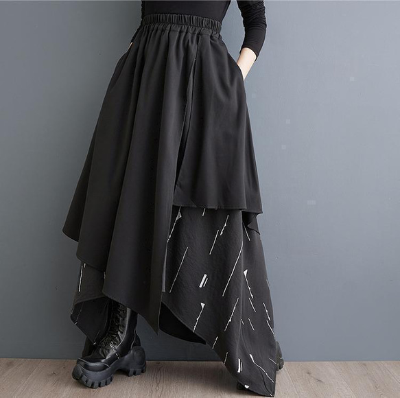 フレアマキシスカート＜大きいサイズ有＞シックスタイル 通販