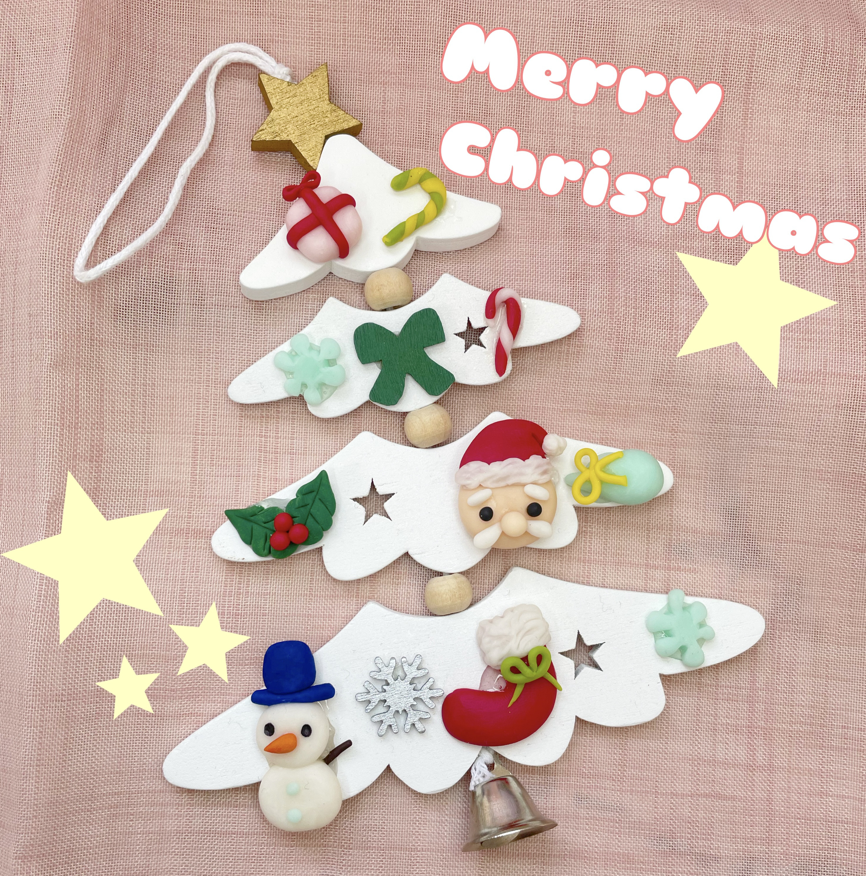 専用出品★ハンドメイド クリスマス飾り サンタとツリー 専用出品★ハンドメイド サンタとツリー クリスマス飾り