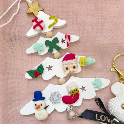 専用出品★ハンドメイド クリスマス飾り サンタとツリー ハンドメイド クリスマス飾り 壁飾り クリスマス クリスマス