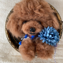 羊毛フェルトイプードル 羊毛フェルト トイプードル ホワイト 羊毛フェルト masapan 通販