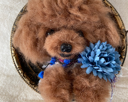 羊毛フェルトトイプードル　Leciel 羊毛フェルトトイプードル Leciel 羊毛フェルト犬｜トイプー